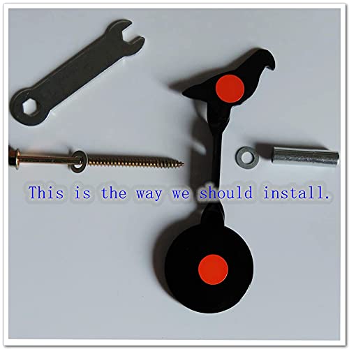 Wingswinmax Screwed-Type Airgun Plinking Target Bird & Hanging Bb Gun Target Rooster #TOP6