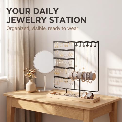 Ciormis Jewelry Organizer Stand, 5-Tier Earring Holder for Women and Girls by Ciormis - Used condition - Image 2