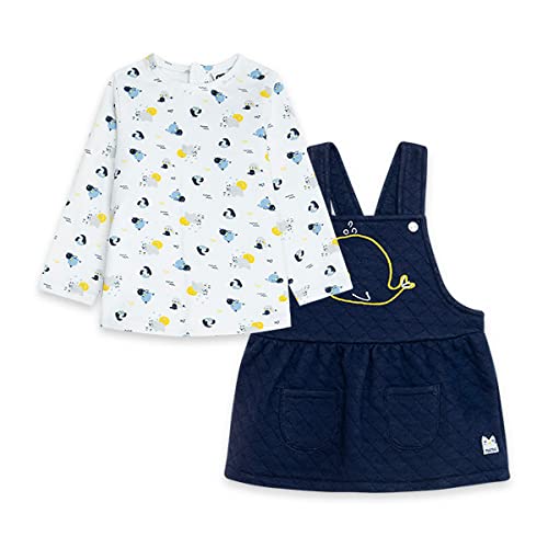 T-shirt bleu et pichi baleine tuc tuc pour habiller bébé sans effort en hiver