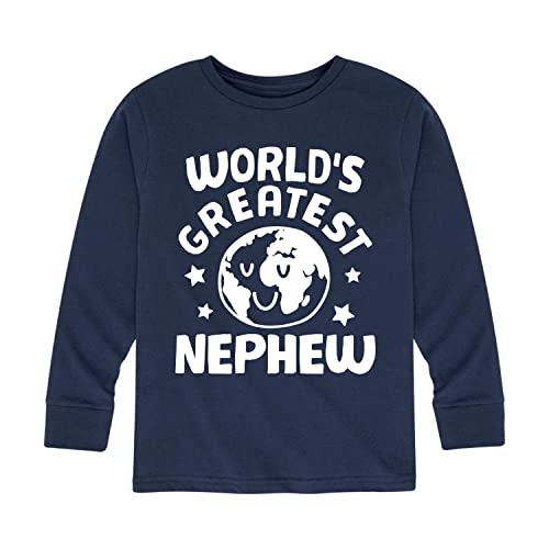 Instant Message - World's Greatest Nephew - Toddler and Youth Long Sleeve Graphic T-Shirt
