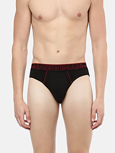 Image of Macroman M-Series Men's Cotton Blend Modern Classic Printed Briefs