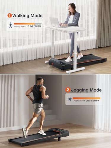 Hometro HM1 2.5Hp Walking Pad With Incline, Compact Treadmill thumb #1