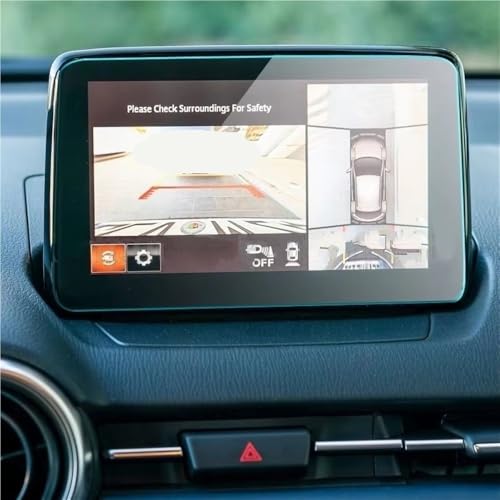 Écran Mazda 2 2020 protégé film verre trempé anti-rayure pour autoradio