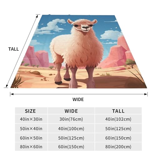Couverture micro polaire ultra douce de qualite superieure camel