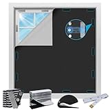 Nyamofly Fenster Verdunkelung Magnetisch 100X145CM Verdunklungsrollo Ohne Bohren Sonnenschutz Fenster Innen Hitzeschutz für Dachfenster & Schlafzimmer, Verdunkelung Abnehmbar Blickdicht