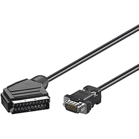 Cable Prise Peritel male vers VGA 15pin - 2m