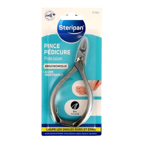 Couper les ongles épais sans effort avec la pince pédicure Steripan