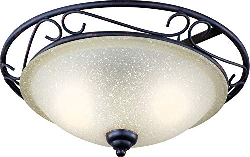 APPLIQUE COLOR RUGGINE, VETRO RUSTICA, 1X40W E14