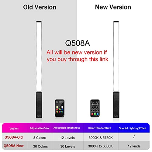 Iluminaçao led, Varinha de luz portátil de RGB LED para fotografia, luz de vídeo LED portátil 7.4V 2