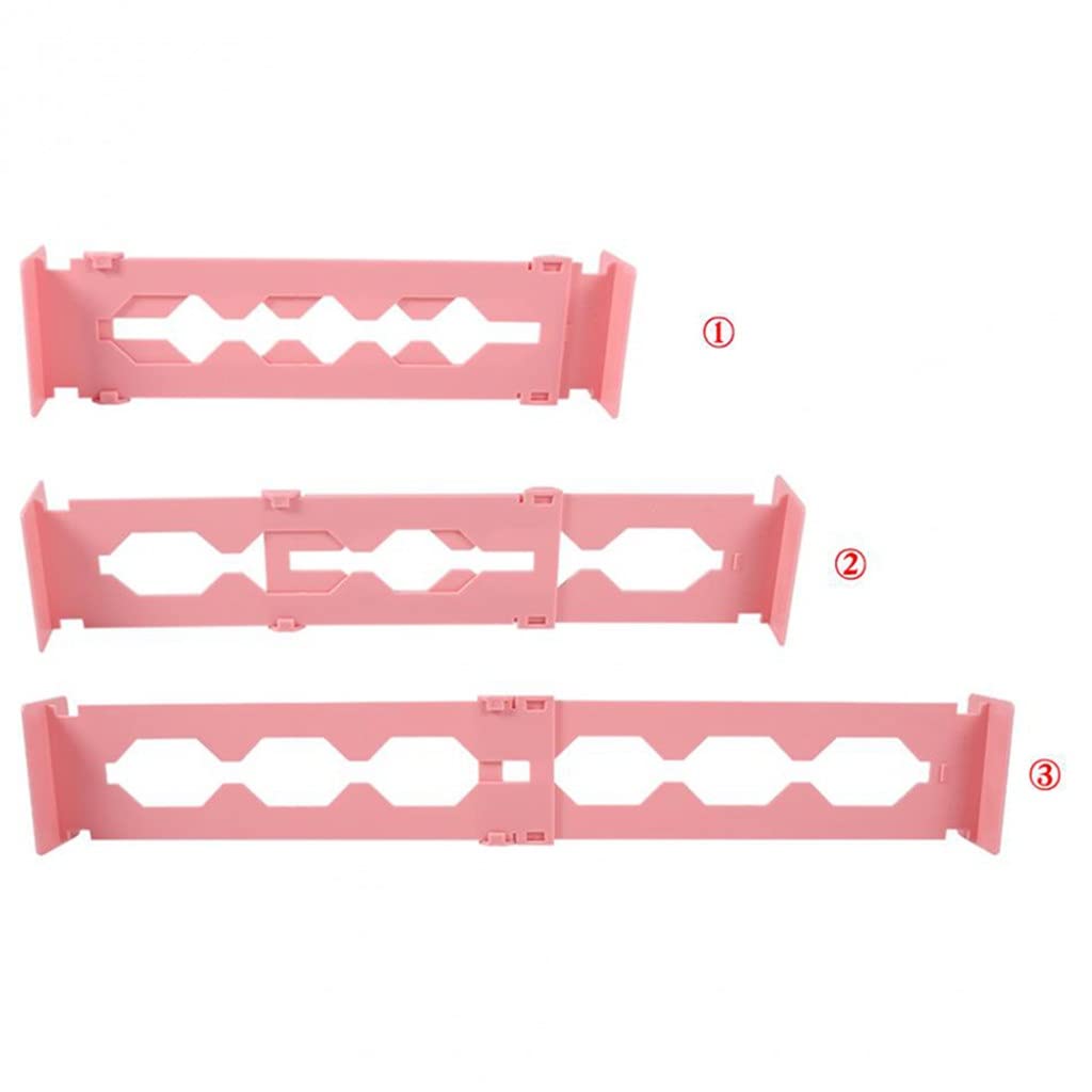 Divisori per cassetti Regolabili in plastica da 4 Pezzi Organizer Retrattile Stretch Storage Partition Board Multiuso DIY Home Office (3)