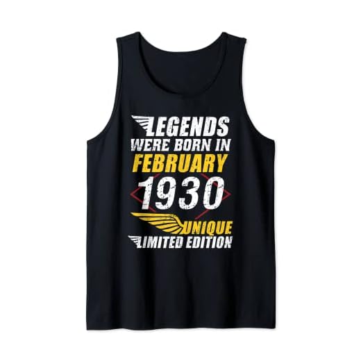 Cumpleaños Febrero 1930 Edición Limitada Regalo February Camiseta sin Mangas