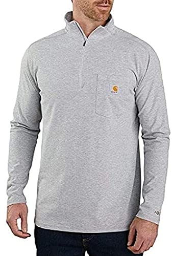 Image of Force Relaxed Fit Long Sleeve Quarter Zip Pocket T-Shirt