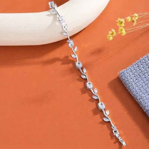 Image of SALVE Coquette Golden Tulip Bracelet for Women Stylish | Anti Tarnish Jewellery for Women, Hand Wristlet for Girls | Aesthetic Accessories for Girls, Valentine's Gift for Girlfriend