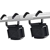 Weight Lifting Hooks - Weightlifting Grips Wrist Straps | Gym Hooks For Deadlifts Barbell Rows Dumbbell Rows Lat Pulldowns | Pull-Ups Shrugs And Trap Exercises Padded Strength Training