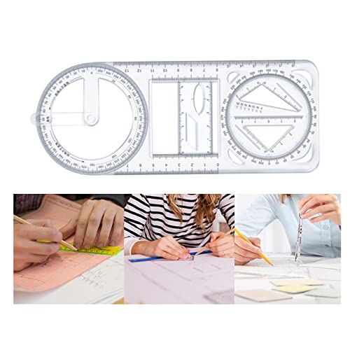 ＡＷＨＡＯ Régua de Medição Geométrica para Projetos de Matemática e Desenho