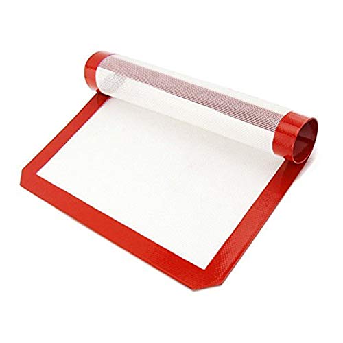 mxdmai Silicona cocción Mat Silicona Profesional Fondant Mat, Mat Contador, Pasta Mat para la Pan A casa - 11,6 X 16,5 Pulgadas Color AL Azar Cover