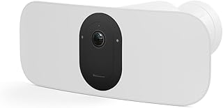 Arlo Floodlight Security Camera Outdoor, Quality 2K HDR, 160° Wide Angle, Weatherproof, Colour Night Vision, Ringing Alarm Siren, Up to 3000 Lumen, 2-Way Talk, Free Trial of Arlo Secure