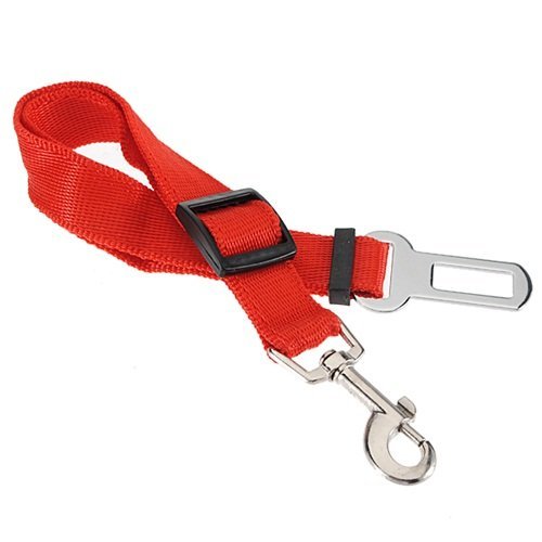 MECO(TM) Pet Dog Belt Car Automotive Seat Safety (Red)