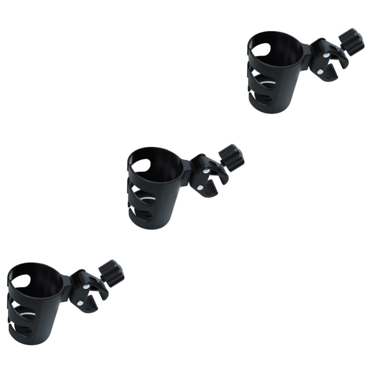 HAPINARY 3pcs Stroller Bottle Rack Stroller Cup Holder Portable Bottle Drink Holder