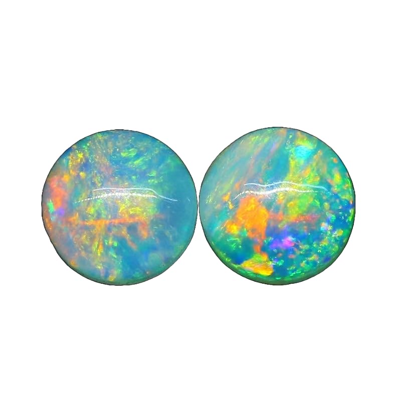 Cabochons ronds d'opale australienne 4mm AAA pour la création de bijoux uniques