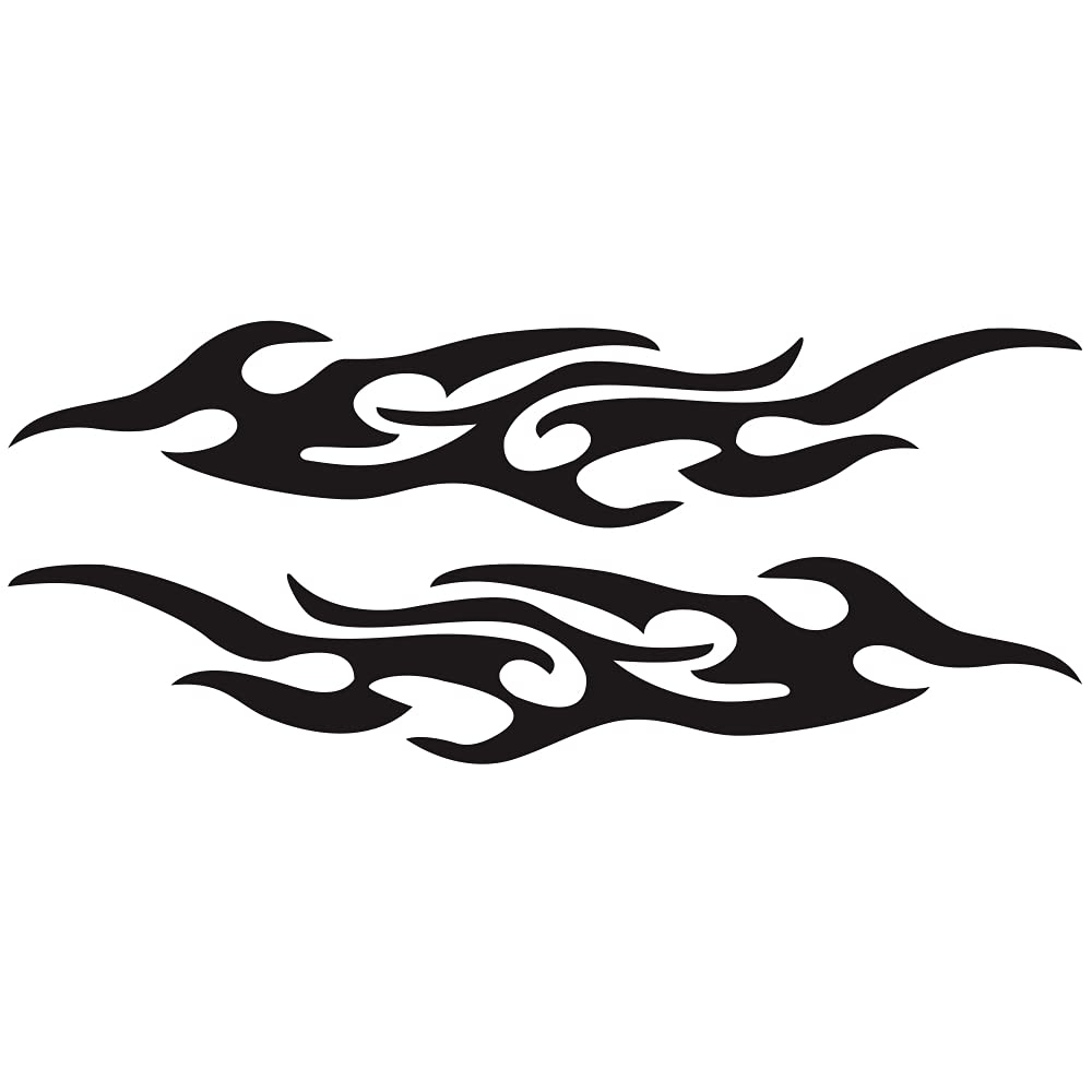 Autocollants en vinyle motif flammes Lanshui haute résistance pour une décoration durable