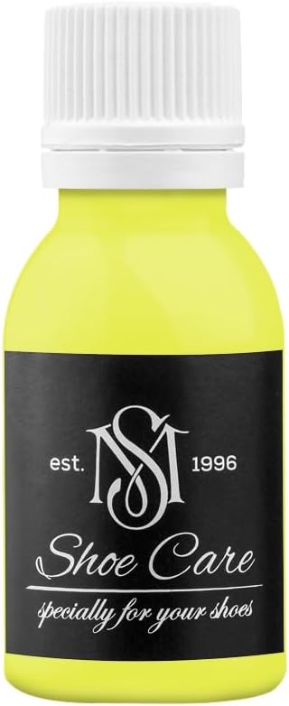 Universal Leather Dye - NCS S 0560-G70Y Bright Sulphur Yellow - High Coverage Leather Paint for Shoes, Bags, Canvas & Sneakers by MAVI STEP - 0.85 fl oz / 25 ml