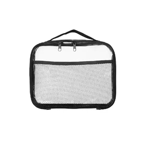 YHANEC 6 unidades de almacenamiento de juguetes con etiqueta para el nombre e instrucciones (idioma español no garantizado), impermeable y transparente, de PVC, con cremallera, para almacenamiento de