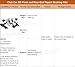 CLUBRALLY Club Car DS Deluxe Golf Cart Front and Rear End Repair Bushing Kits for 1993-Up
