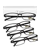 ★ Il y a 4 paires de lunettes de lecture dans l'emballage - vous pouvez les mettre à n'importe quel endroit où vous utiliserez les lunettes de lecture sans avoir à les transporter avec vous.