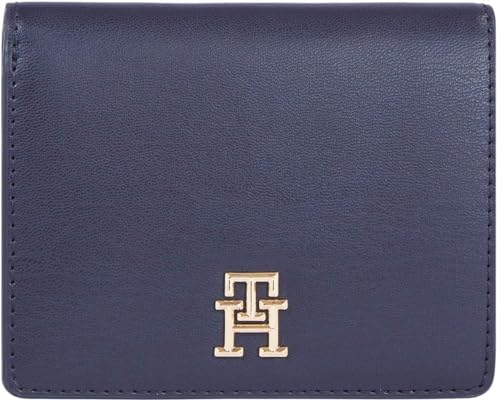 Tommy Hilfiger Damen Portemonnaie Spring Chic Bifold Wallet Klein, Blau (Space Blue), Einheitsgröße