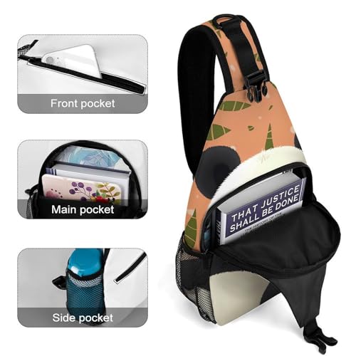 Morrales Sanfandingo Panda Sling para hombre y mujer miniatura 4