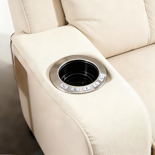 Image of Power Recliner Raffel Systems CHB R2ULBA 01 MW Theater Cup Holder | USB Port, With Light, Lift Chair Electric Sofa Cup Holder Replacement