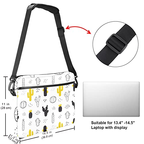 Sacoche ordinateur portable 13.3 pouces housse bandoulière panda 14 pouces - 5