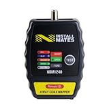 Nstallmates NSM1240 4-Way Coax Cable Tester w/ Case
