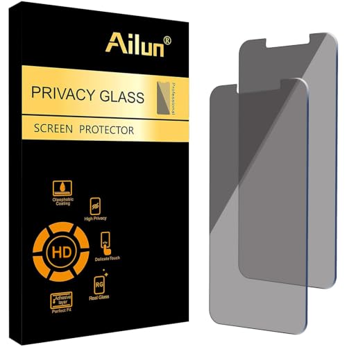 Ailun Privacy Screen Protector for iPhone 14/13 (2-Pack)