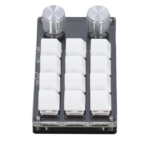 Clavier mécanique à 12 boutons programmable RVB pour raccourcis PC