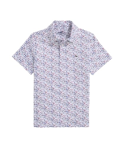 Image of Vineyard Vines Boys' Printed Sankaty Polo