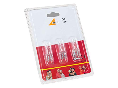 Trio Leuchten halogène G9 28 W-watt, 919-28 Cover