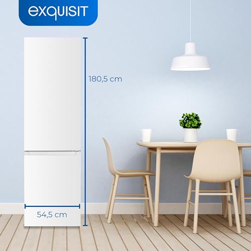 Exquisit Koel-vriescombinatie KGC265-70-NF-040C wit | 253 L volume | koelvriescombinatie No-Frost | deuraanslag verwisselbaar | koelvriescombinatie vrijstaand - Image 5