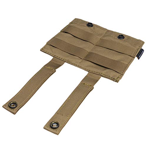 Idogear Elastic M4 Double Mag Pouch Molle Magazine Pouch Tactical Mag Holder For M4 Rifle Magazines (Coyote Brown) #TOP4