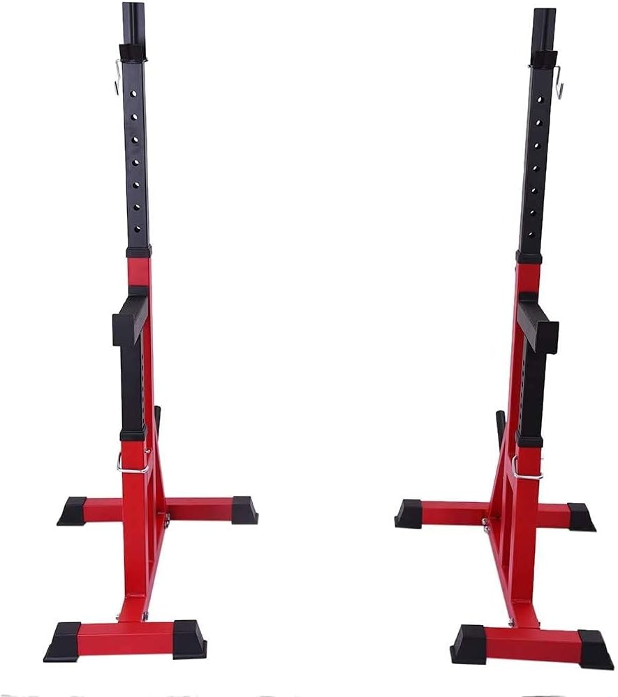 Fitness Dumbbell Bench Multi-Function Barbell Rack - Adjustable Stand Gym - Family Fitness Squat Rack - Weightlifting and Strength Training