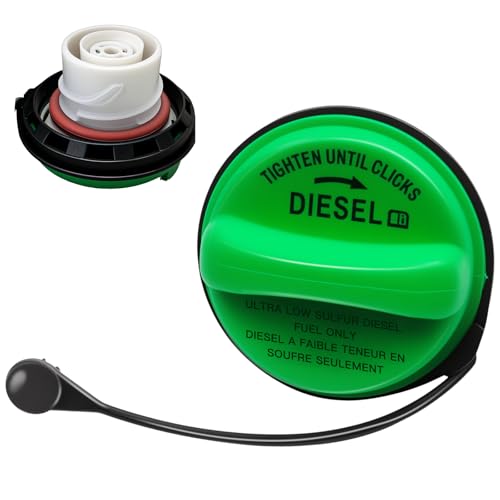 Diesel Gas Cap, Diesel Fuel Cap FC1068, 8C3Z-9030-C Replacement for 2008-2017 Ford F250 F350 F450 F550 Super Duty 6.4L, 6.7L, 2008 2009 2010 2011 2012 2013 2014 2015 2016 2017