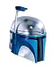 Rubie's Men's Star Wars Deluxe Injection Molded Adult 2-Piece Jango Fett Mask, Multicolor, One Size