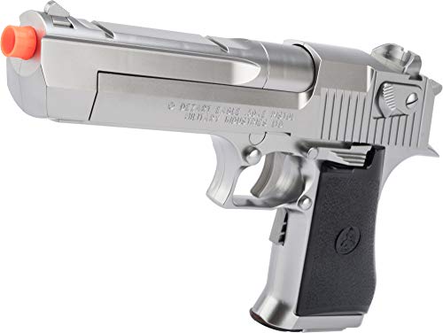 Evike Tokyo Marui Licensed Desert Eagle 50AE Airsoft EBB AEP Pistol (Color: Silver)