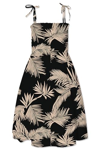 Image of Cromoncent Matching Hawaiian Outfits for Family, Dad and Son Matching Luau Beach Tropical Shirts Mommy Daughter Tropical Sets