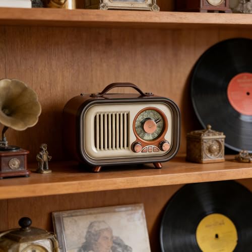 Radio Portátil PUSOKEI AM FM SW Bluetooth Recargable miniatura 5