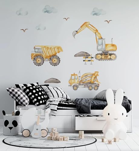 Vinilo decorativo transporte para habitación infantil
