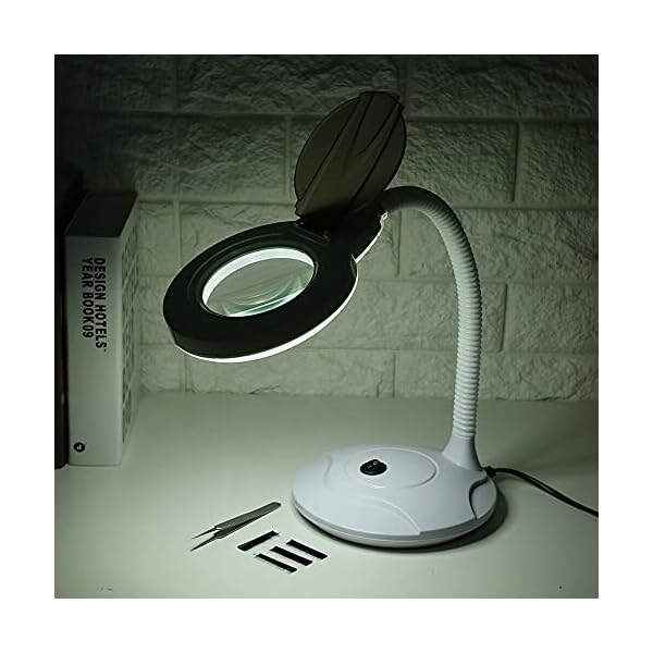 Kosoree 3X Illuminate Desktop Magnifying Lamp Tattoo Medical Reading Beauty LED Device - Image 6
