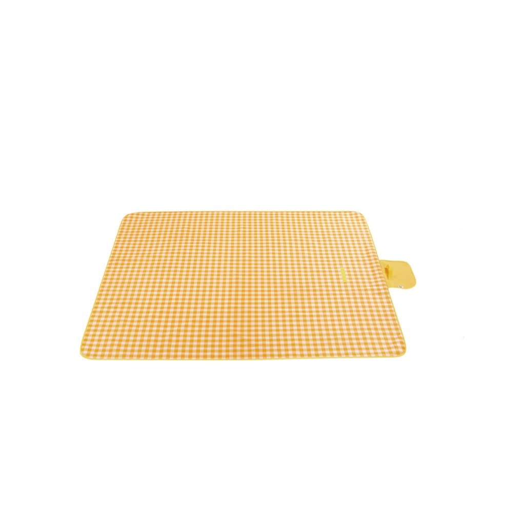 Tappetino da picnic campeggio parco coperta tappetino a esterno pieghevole tappetino da picnic portatile tappetino da spiaggia (Color : Yellow)