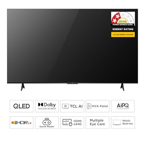 Image of TCL 108 cm (43 inches) 4K UHD Smart QLED Google TV 43T6D